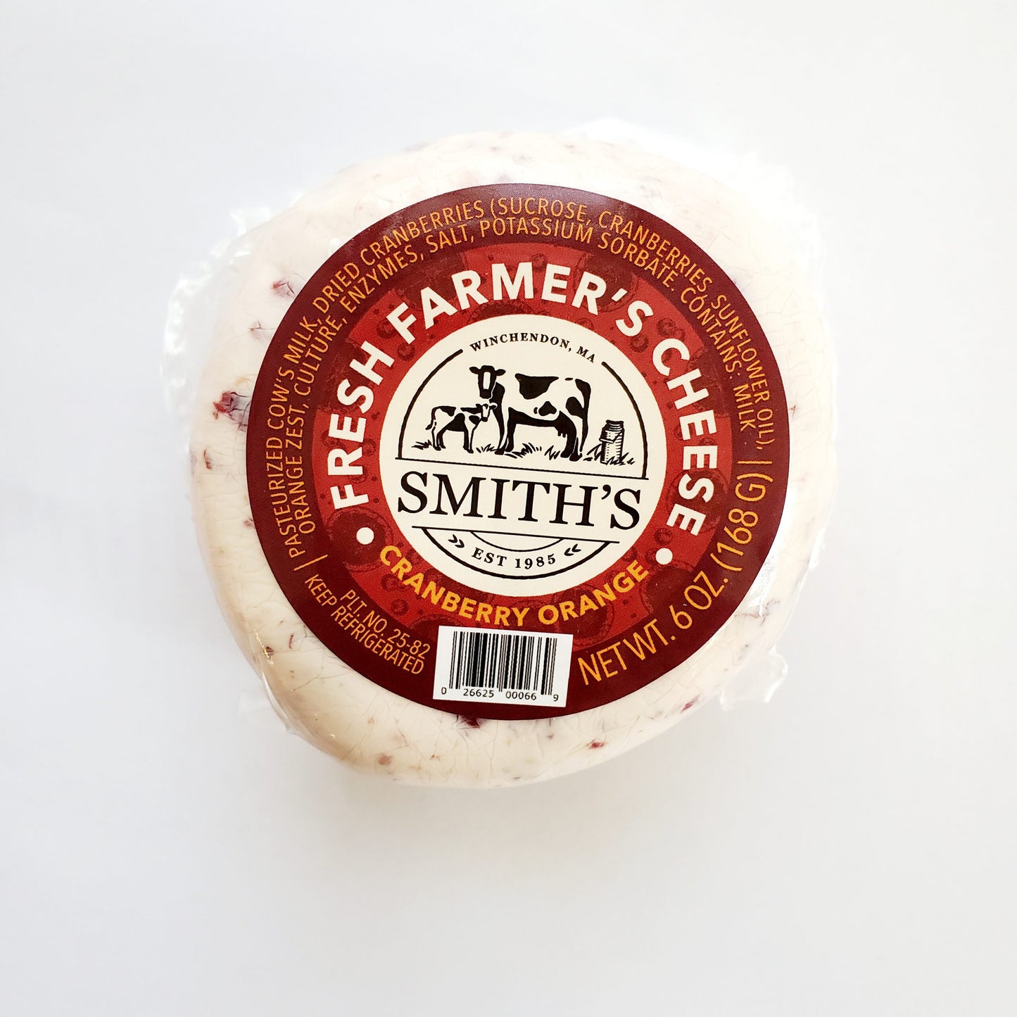 Cranberry Orange Farmers Cheese